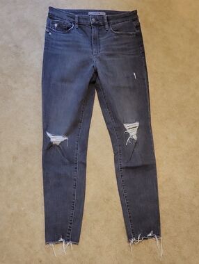 Joe's Jeans Women's Distressed Charcoal Skinny Jeans